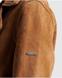 Superdry - Suede Biker Jacket