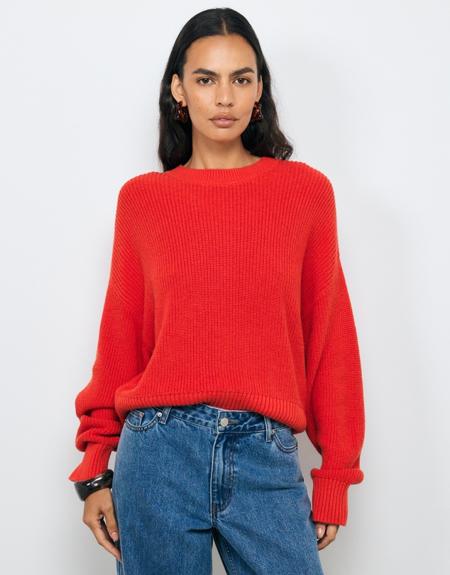 AERE - Cotton Cashmere Blend Relaxed Jumper