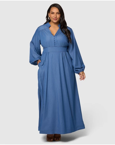 Sunday In The City - Endless Road Maxi Dress