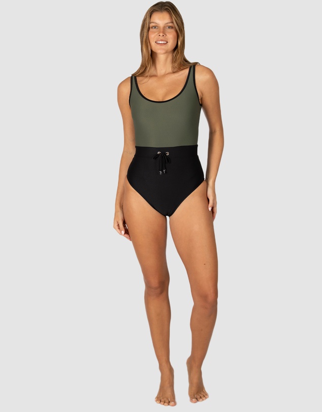 Baku Swimwear - Rococco Sport Splice Tank One Piece Swimsuit