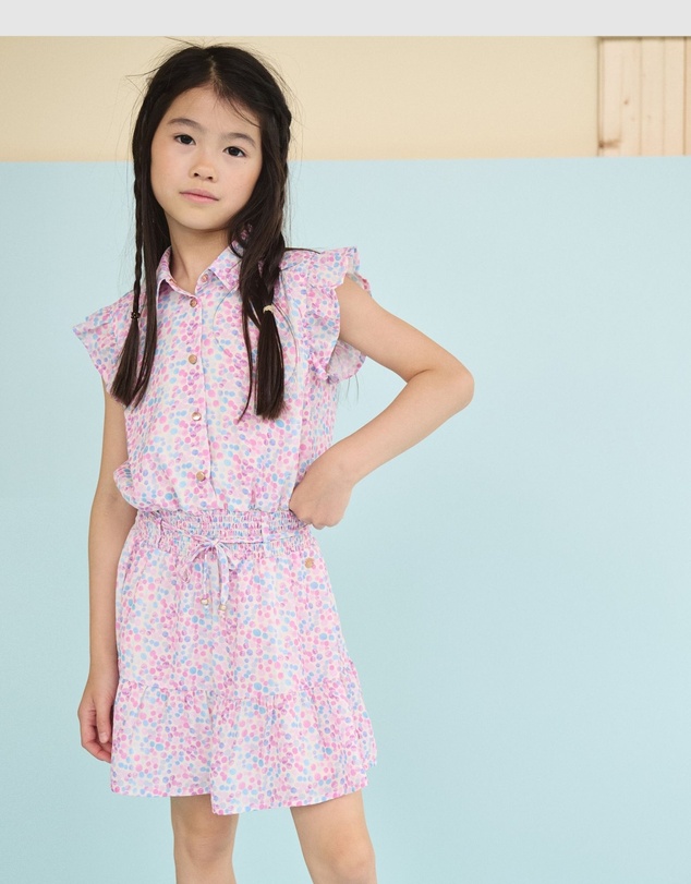 NONO - Minou AOP Dress - Kids-Teens