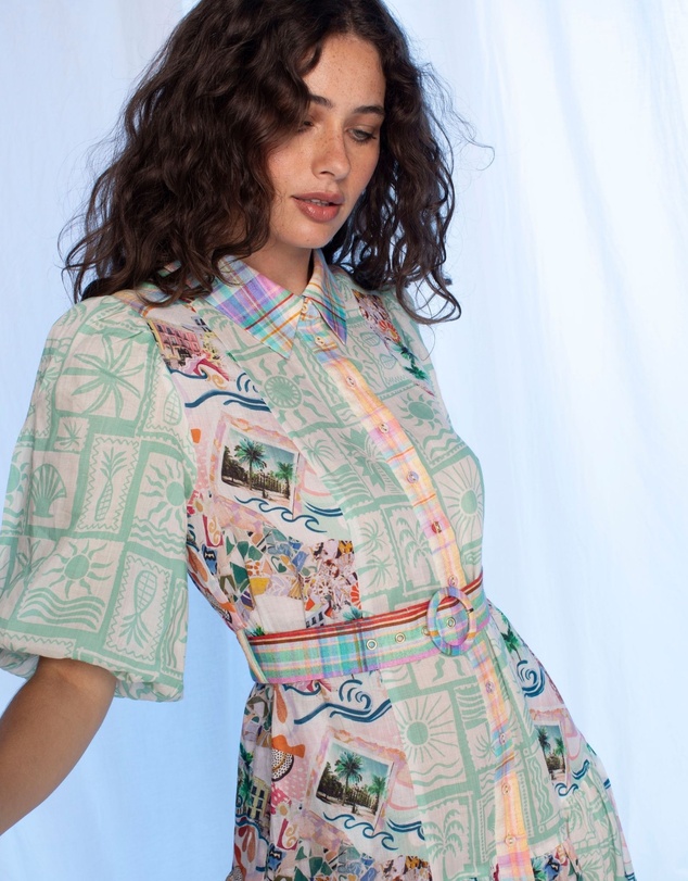 KACHEL - Jean Maxi Dress
