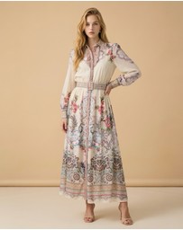 Mossée - Loia Printed Sheer Dress