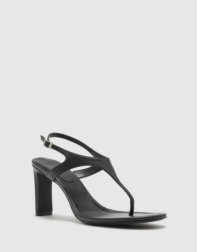 Nakedvice - The Gia Black Thong Heel