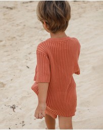 All Fenix - Mini Rib Knit Tee - Babies-Kids