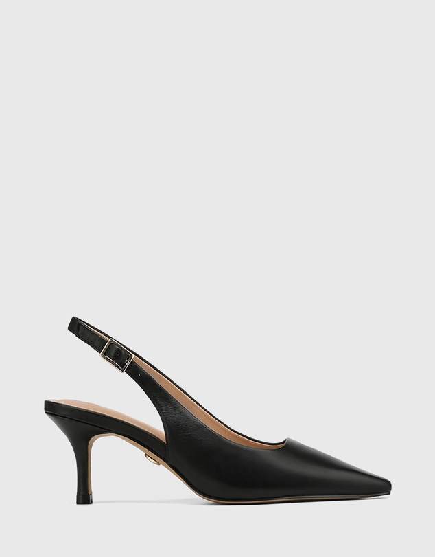 Wittner - Mella Leather Slingbacks