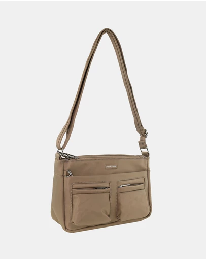 Pierre Cardin - Pierre Cardin Nylon Anti-Theft Cross Body Bag