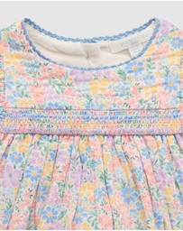 Purebaby - Smocked Dress -Kids-Babies