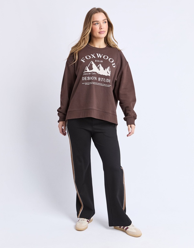 Foxwood - Avalanche Oversized Crew Coffee