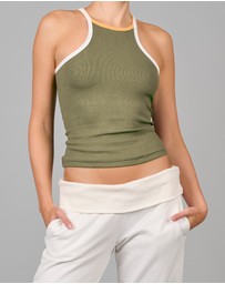 Love and Nostalgia - Goody Two Shoes Rib Singlet