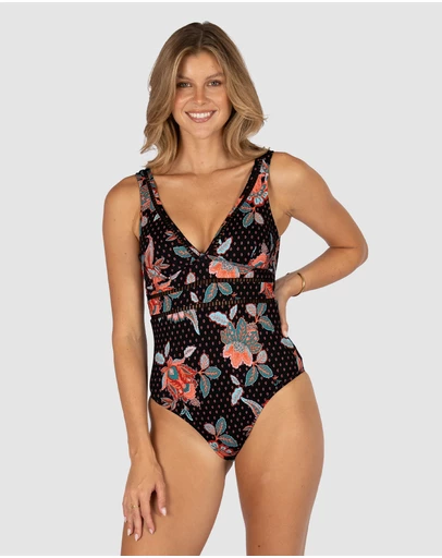 Baku Swimwear - Spice Temple Longline One Piece Swimsuit
