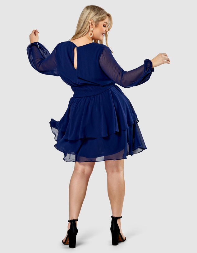 Pink Dusk by Curve Project - Shake Your Money Maker Midi Dress
