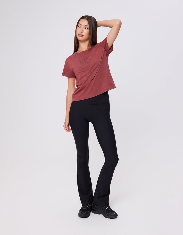Upstate - Urban Box Tee - Washed Warm Cherry