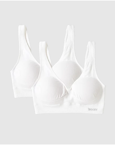 Boody - 2-Pack Padded Shaper Crop Bra