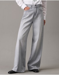 Calvin Klein - High Rise Wide Leg Jeans