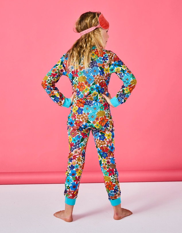 Kip&Co - Winter Fields Organic Cotton Pyjama Onesie -Kids-Teens