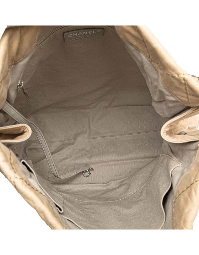 Pre-Loved by Azura Reborn - Pre-Loved Iridescent Calfskin Sea Hit Tote