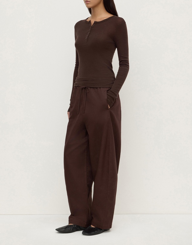 Assembly Label - Nora Merino Wool Henley Top