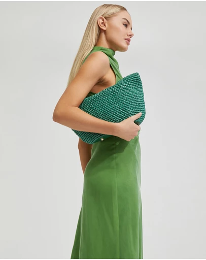 Oxford - Nina Raffia Shoulder Bag