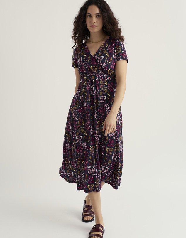 Seasalt - Seasalt Cornwall Navy Chapelle Dress Jersey