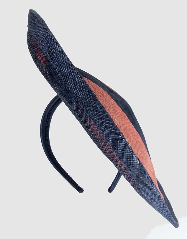 Max Alexander - Large Multicolor Plate Racing Fascinator Racing Fascinator