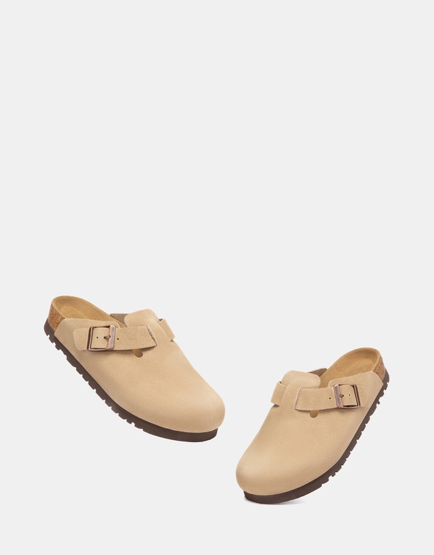 EVERAU - Australian Shepherd Ugg Berrin Cow Suede Upper Loafer Oxfords Flats