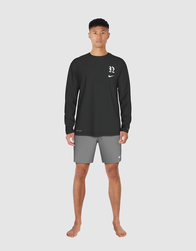 Nike - Gothic Letter Long Sleeve Hydroguard Top