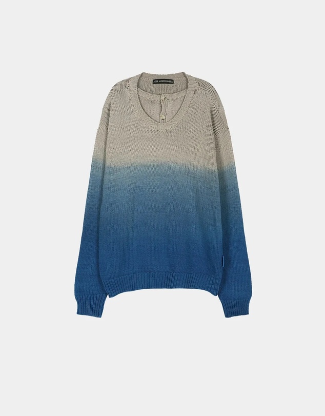 Andersson Bell - Gradient Henry-Neck Sweater