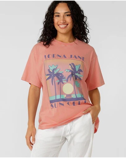 Lorna Jane - Vacation Washed Boyfriend T-Shirt