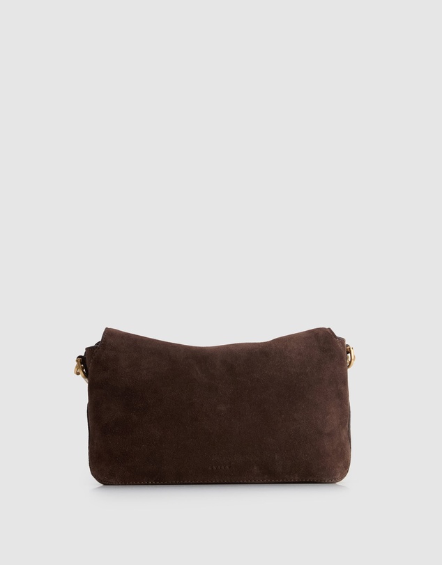 Evity - Clara Suede Leather Grab Bag