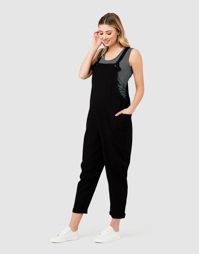 Ripe Maternity - Poppy Linen Jumpsuit