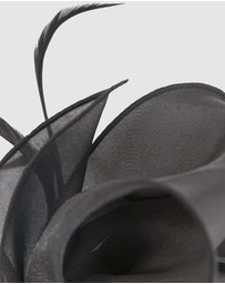Max Alexander - Black Organza Bow Fascinator