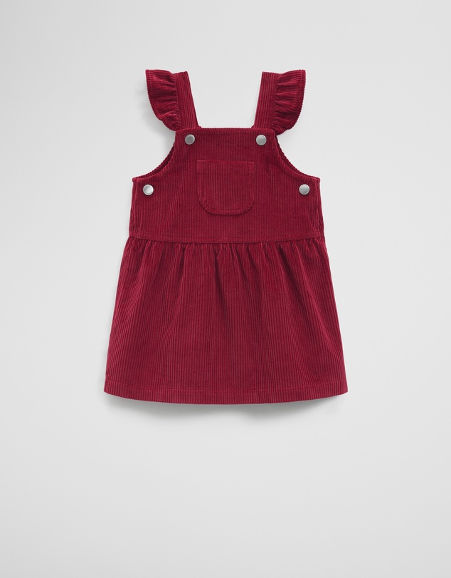 Country Road - Organically Grown Cotton Cord Frill Dress