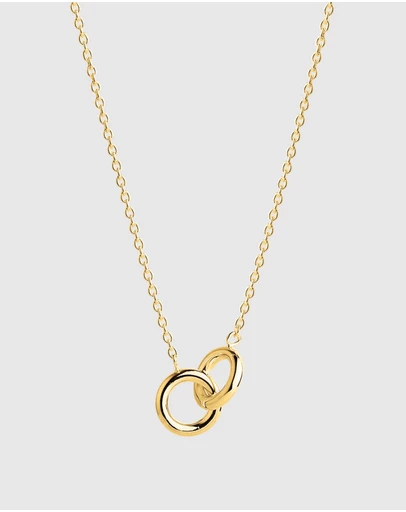 Najo - Embrace Yellow Gold Necklace (42cm+ext)