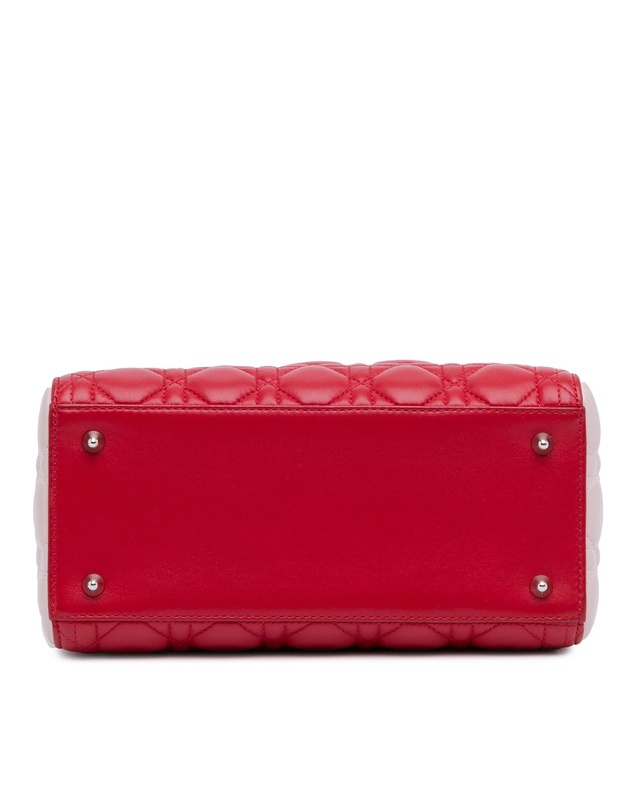 Pre-Loved by Azura Reborn - Pre-Loved dior Elegant Quilted Handbag with Top Handle and Detachable Strap