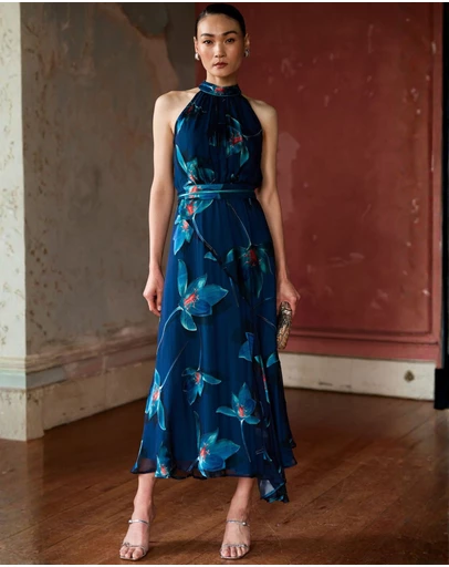 SACHA DRAKE - Topaz Testimony Midi Dress