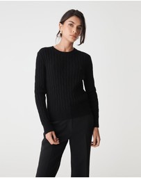 Forcast - Juanita Cotton Cable Knit