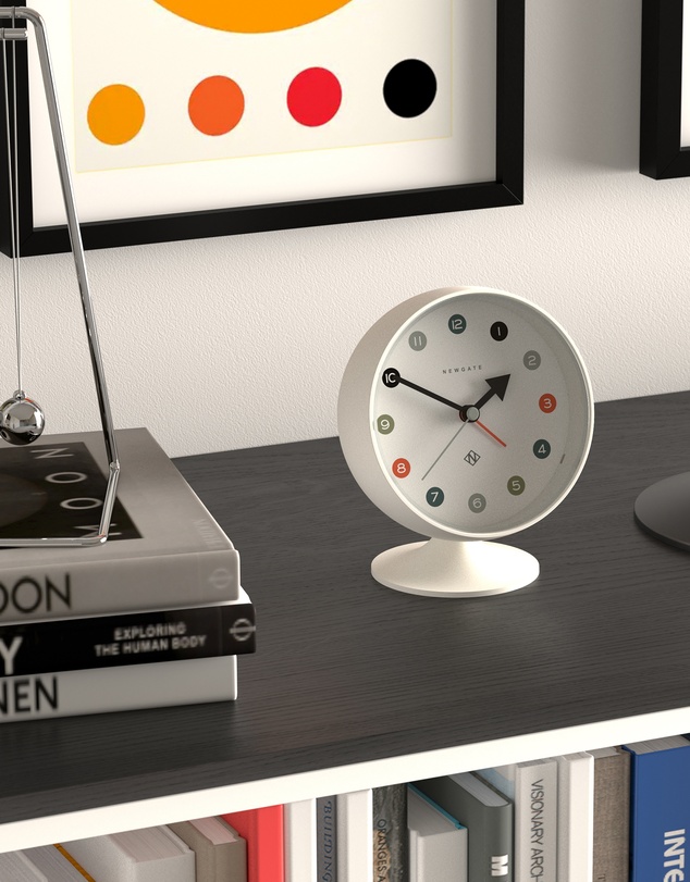 Newgate - Newgate Spheric Alarm Clock White