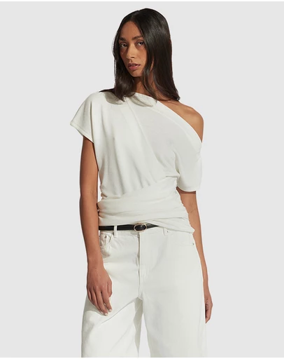 Decjuba - Ruby Gathered Top