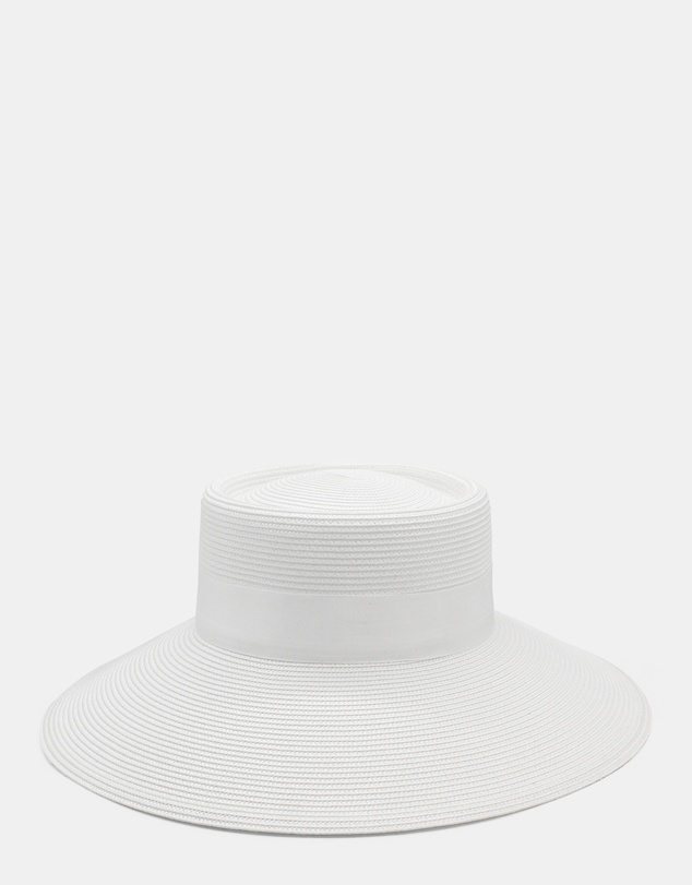 Morgan & Taylor - Gwen Racewear Droop Hat in White