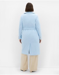 City Chic - Riley Row Belted Coat