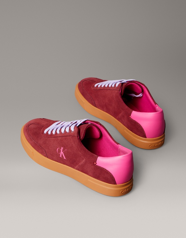 Calvin Klein - Suede Signature Logo Trainers