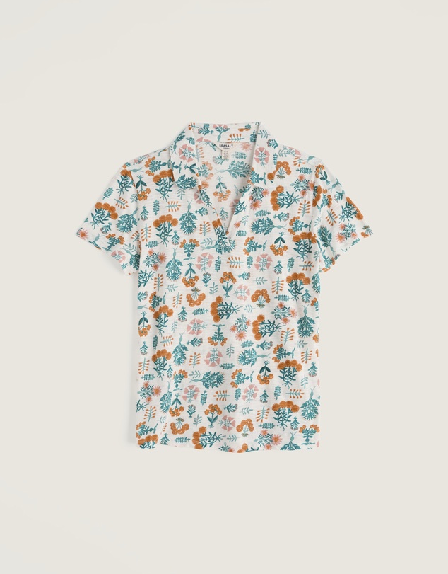 Seasalt - Wavecrest Short Sleeve Shirt in Organic Cotton Jersey