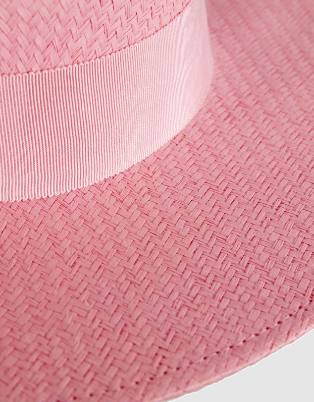 Max Alexander - Pink Boater Hat