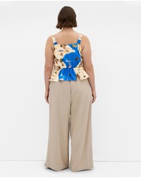 City Chic - Capria Print Top