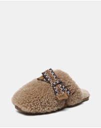 EVERAU - Australian Shepherd Ugg Cecil Double Faced Sheepskin Upper House Shoes