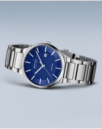 Bering - Solar 39mm Silver Titanium Watch