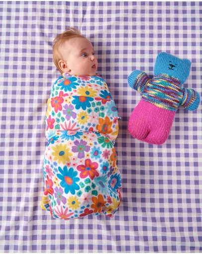 Kip&Co - Gingham Organic Cotton Fitted Sheet - Babies