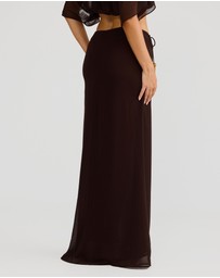 Vacay Swimwear - Vela Skirt Chocolate
