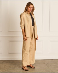 Heaven Australia - Latte Palazzo Pants